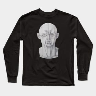 Art of anatomy, Head structure, Sculpture drawing Long Sleeve T-Shirt